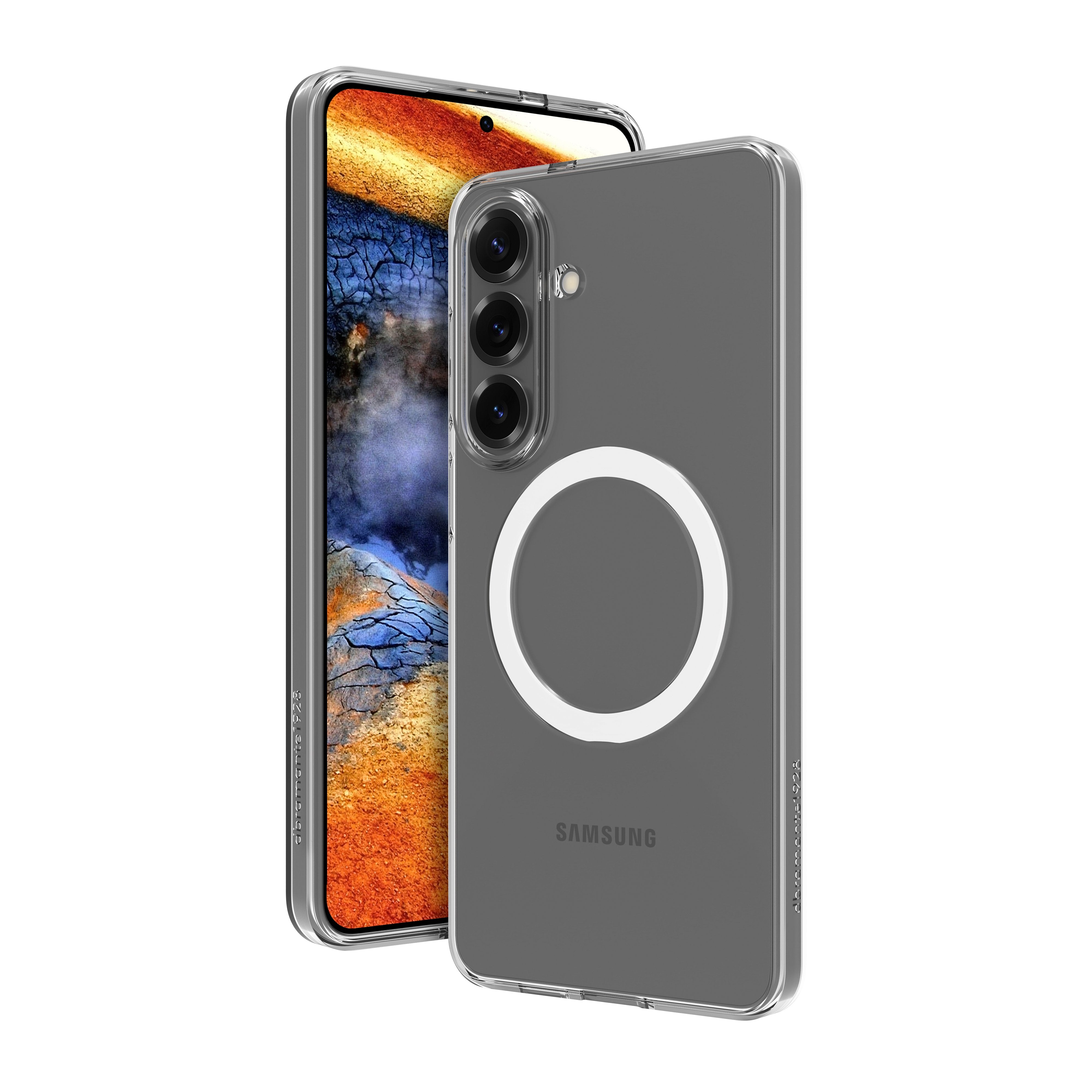 Dbramante1928 Greenland Pro Qi2 Carcasa Trasera Para Teléfono Móvil Compatibilidad Con Magsafe Plástico Transparente Para Samsung Galaxy S26+