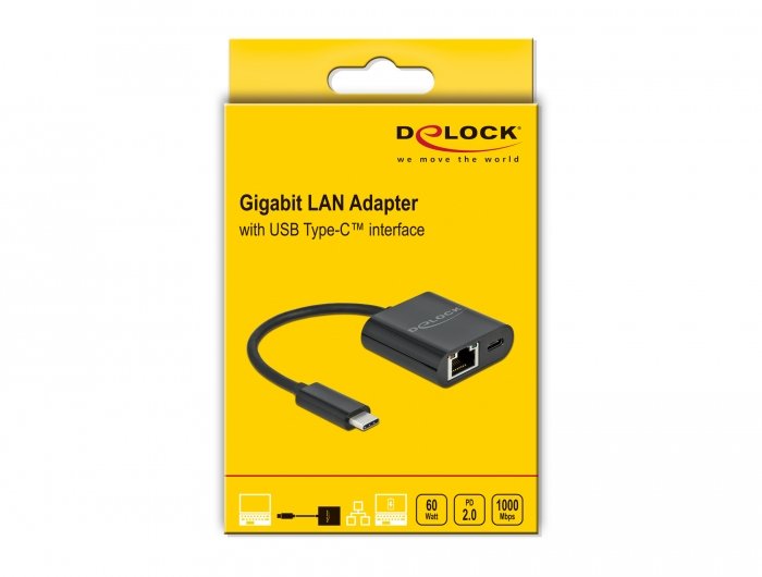 Delock Adaptador Usb Type-C -> Gigabit Lan 10/100/1000 Mbps