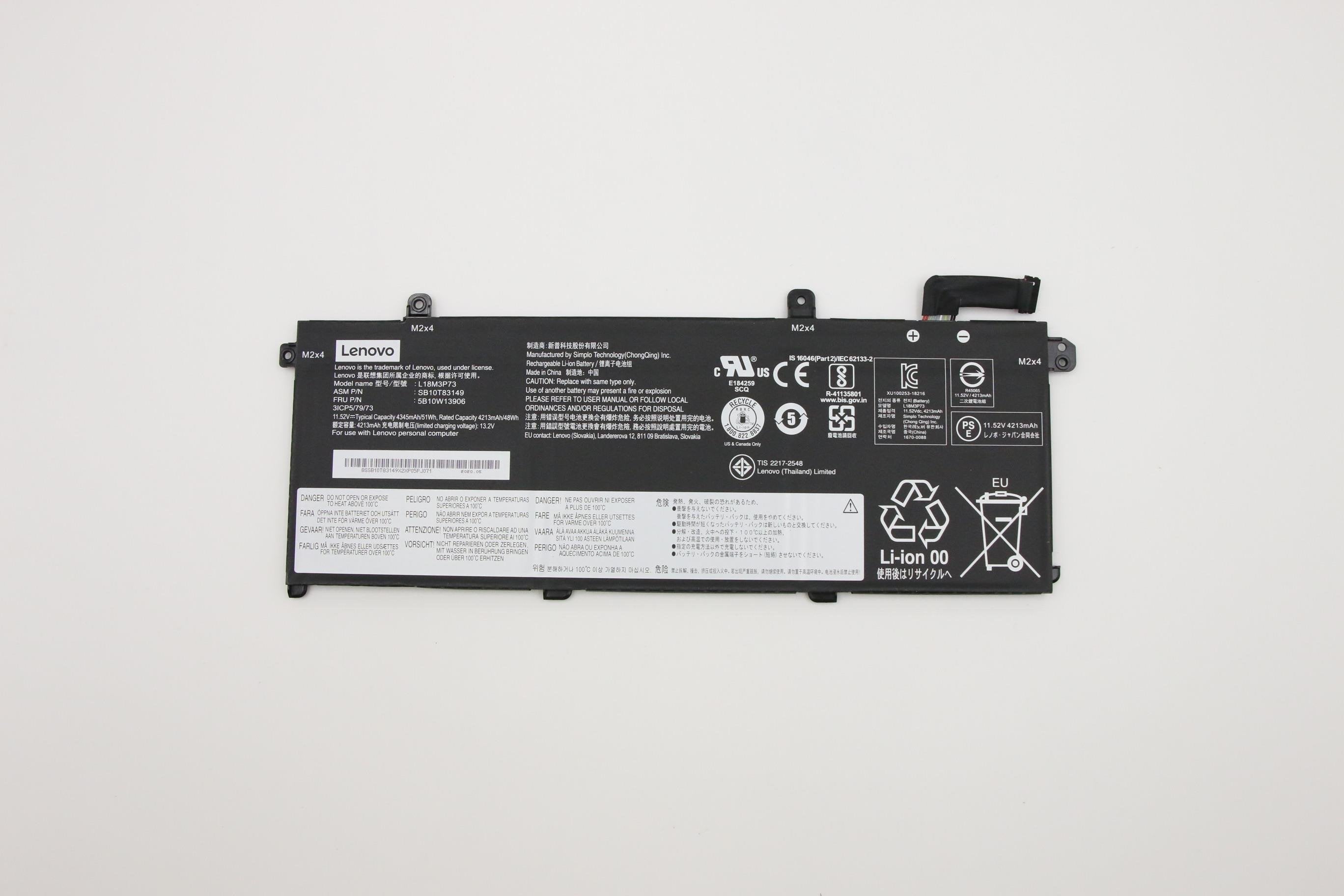 Lenovo Battery 3cell, 50wh, Liion, Smp