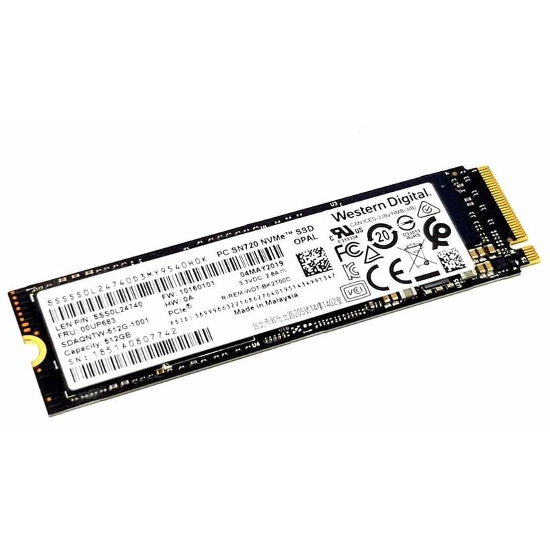 512g,M.2,2280,Pcie3x4,Wd,Opal - Warranty: 6m