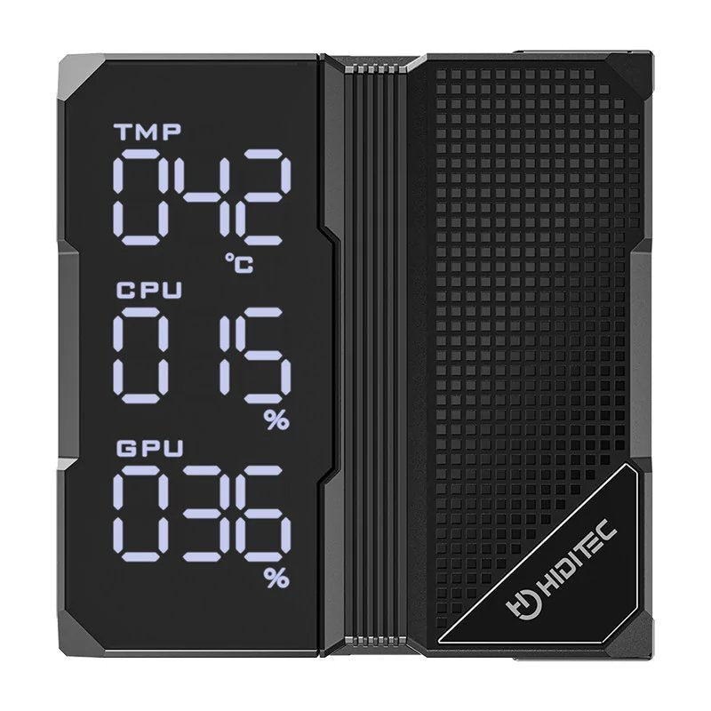 Ventilador Con Disipador Hiditec Dc40 Pro 12cm