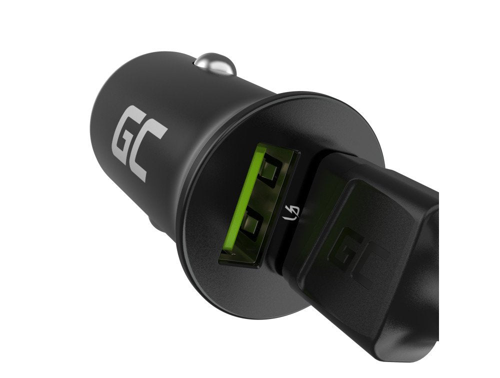 EAN 5904326375833 - Green Cell GC CADM-GC-36AA - USB-Ladegeraet 36 W 2x USB-A schwarz Linterna, GPS, Auriculares, Teléfono mó imagen 5