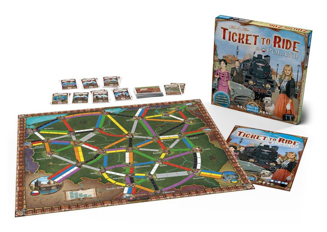 Juego De Mesa Aventureros Al Tren Polonia Pegi 8