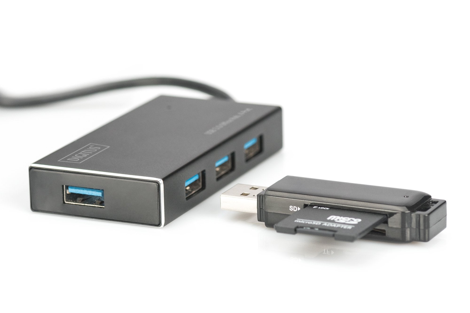 EAN 4016032444244 - Digitus DA-70240-1 hub de interfaz USB 3.2 Gen 1 (3.1 Gen 1) Type-A 5000 Mbit/s Negro imagen 4