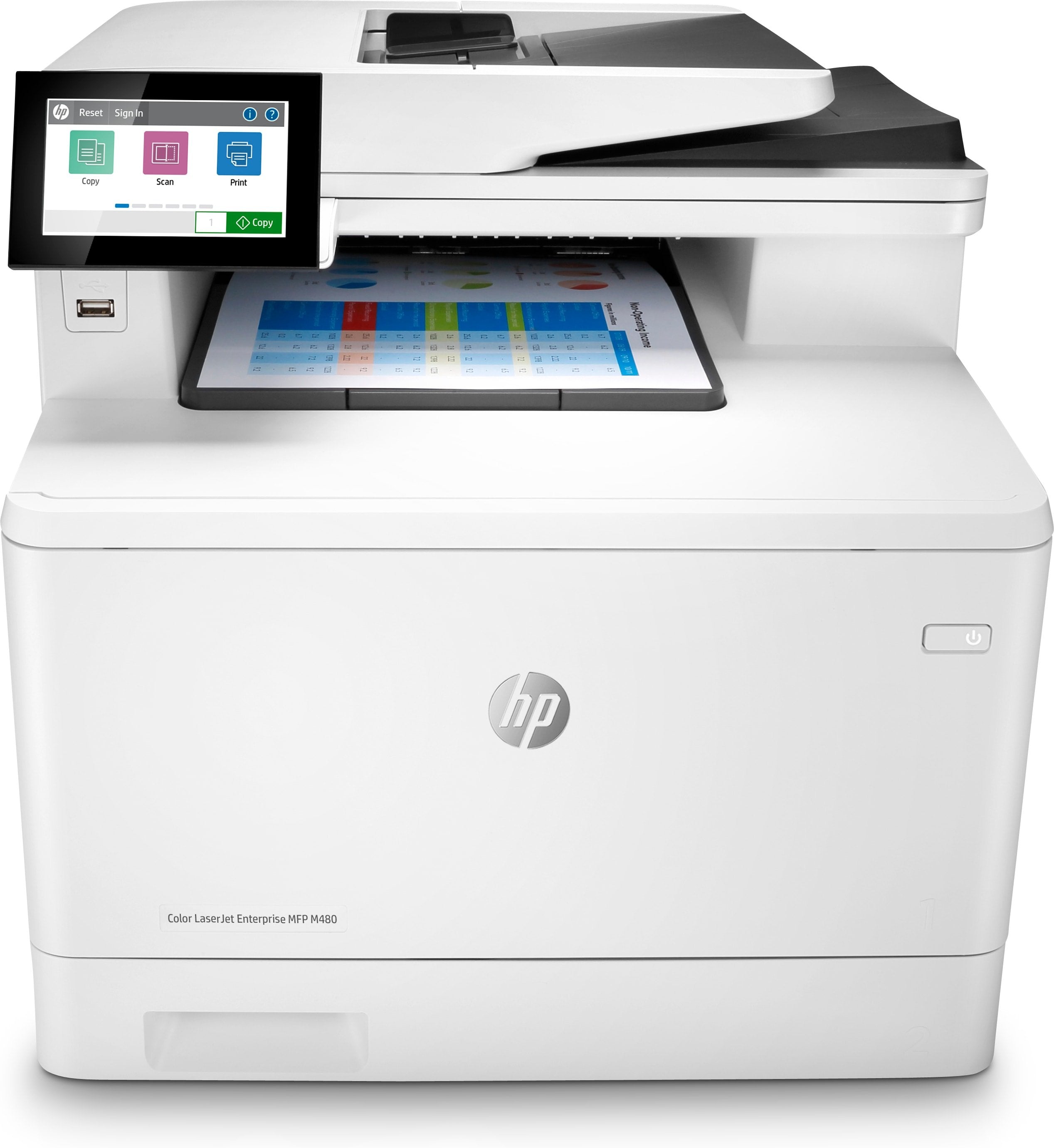 EAN 0193905216840 - HP Color LaserJet Enterprise MFP M480f Laser A4 600 x 600 DPI 27 ppm Wifi imagen 1