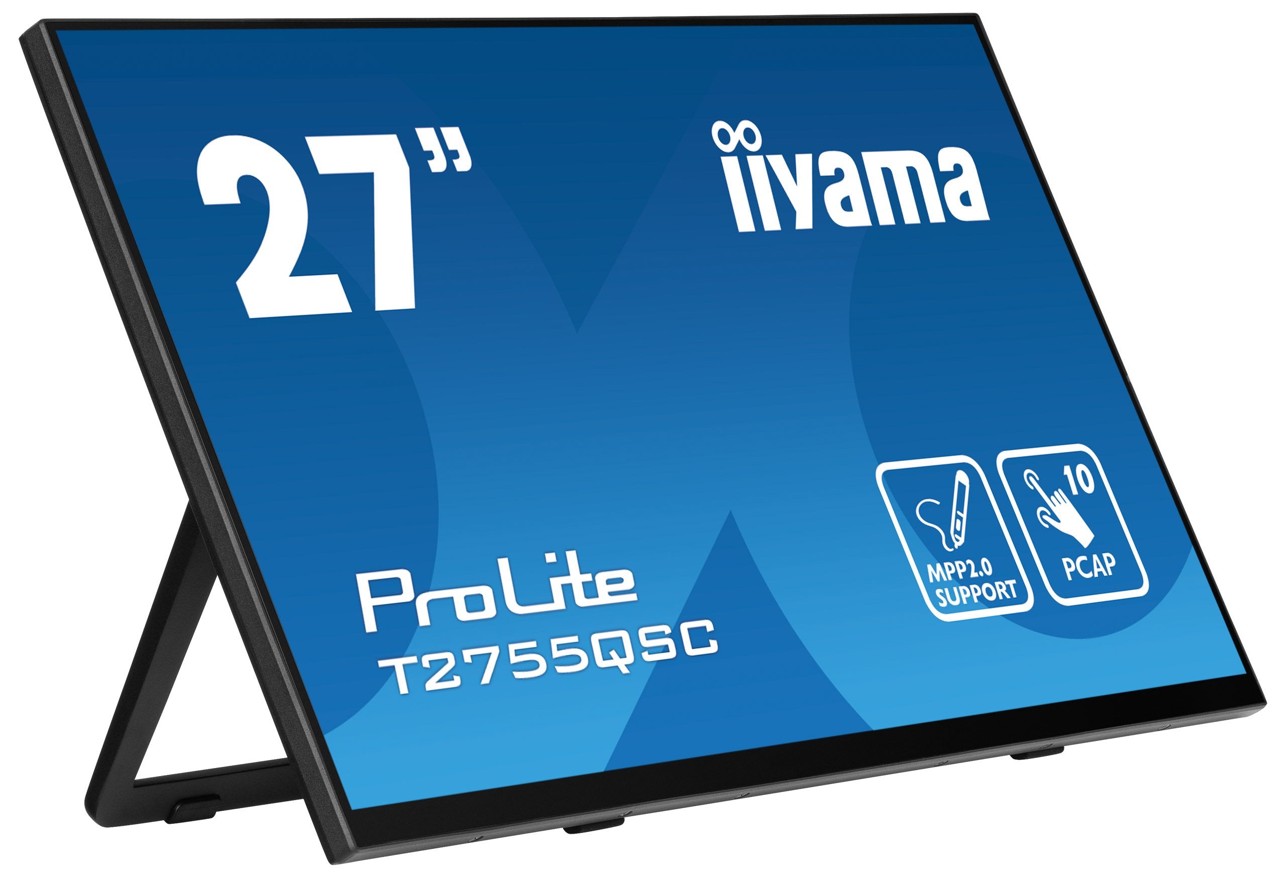 Monitor Iiyama 27" T2755qsc-B1 16:9 M-Touch Hdmi+Dp Ips Retail