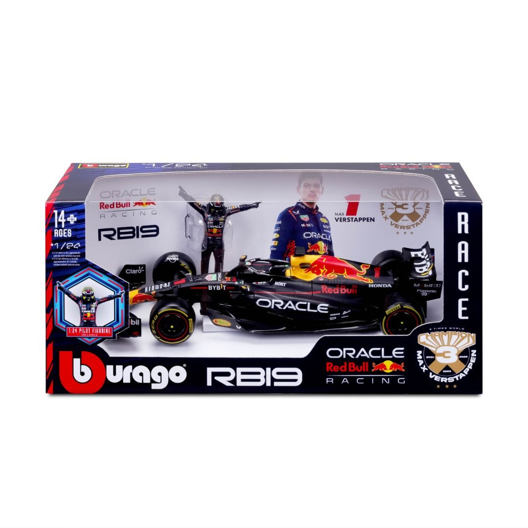 EAN 4893993280360 - BBURAGO Red Bull RB19 (2023) #1 Modelo a escala de coche deportivo Previamente montado 1:24 imagen 3