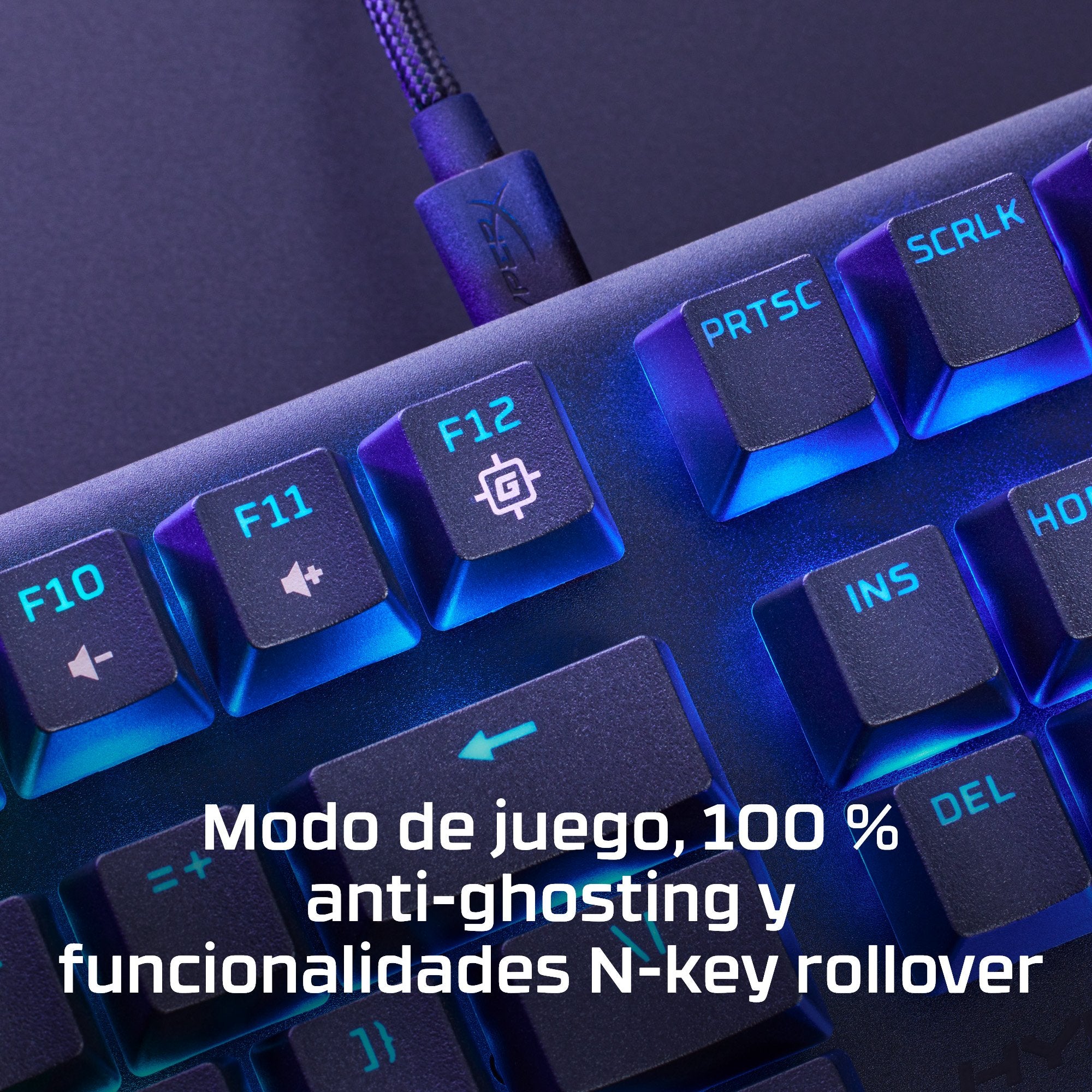 EAN 0196337969810 - HyperX Alloy Origins Core PBT HX Blue Gaming Keyboard teclado Juego USB Negro imagen 4