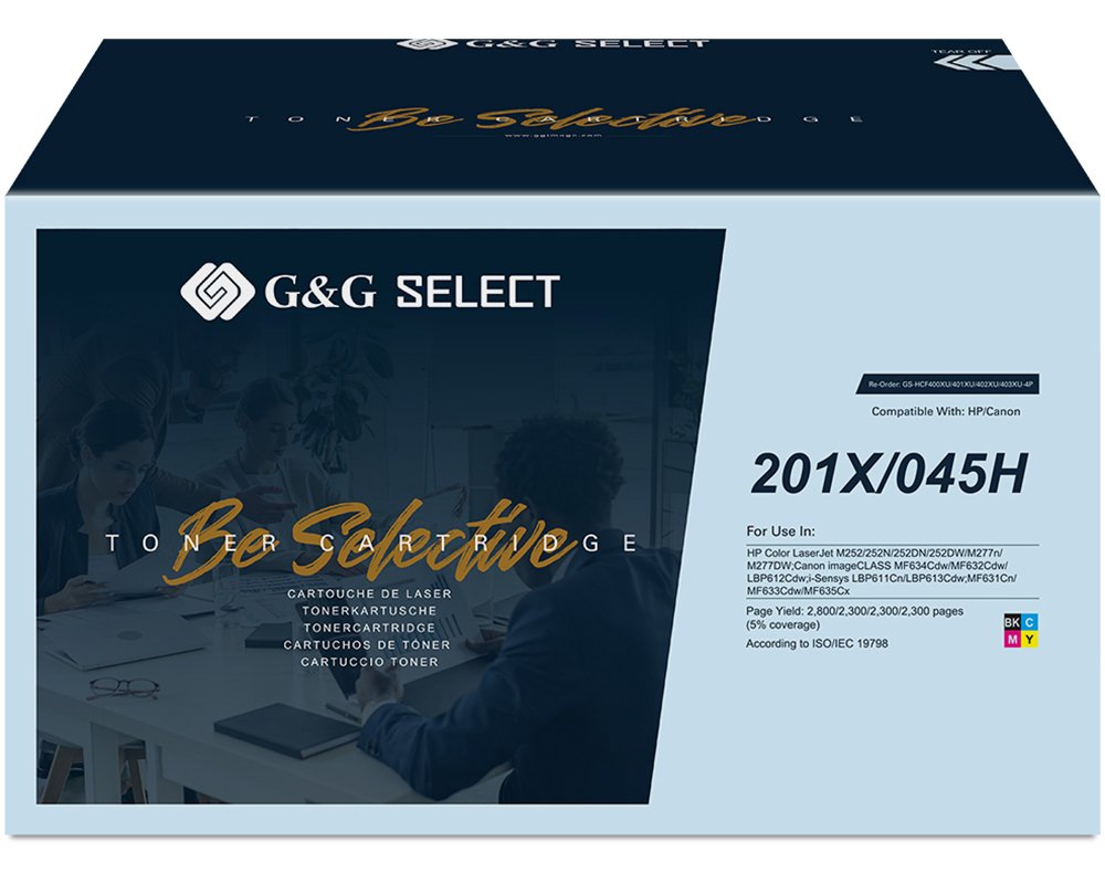 G&G Select Xl-Toner Ers. Hp 201x Canon 045h 4 Mück