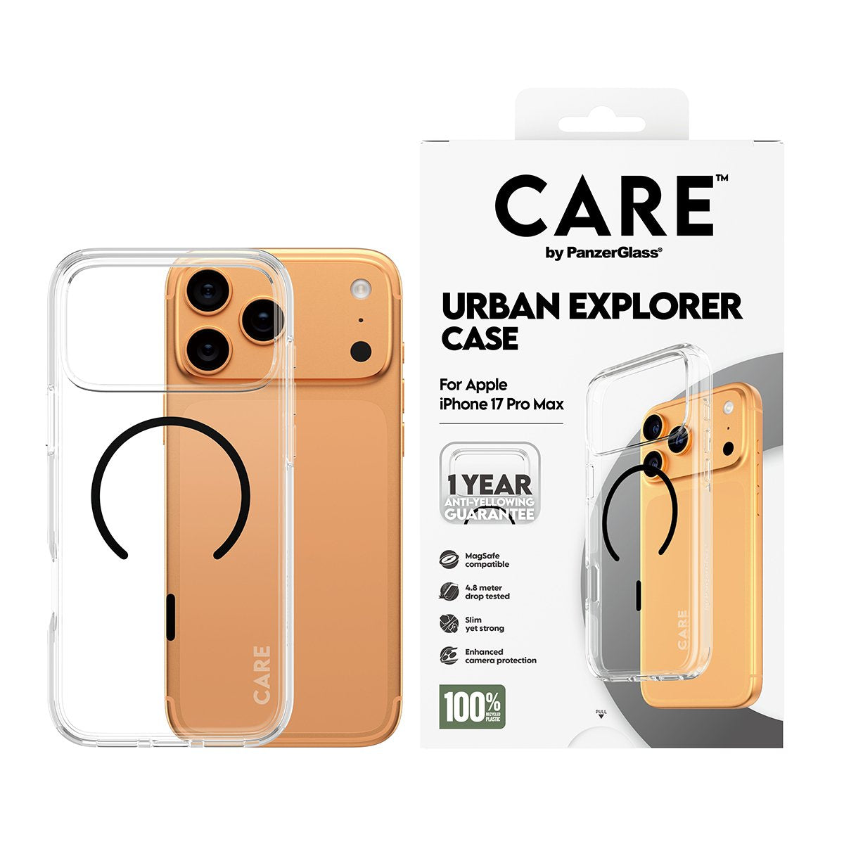 Panzerglass Care By Flagship Case Transpare