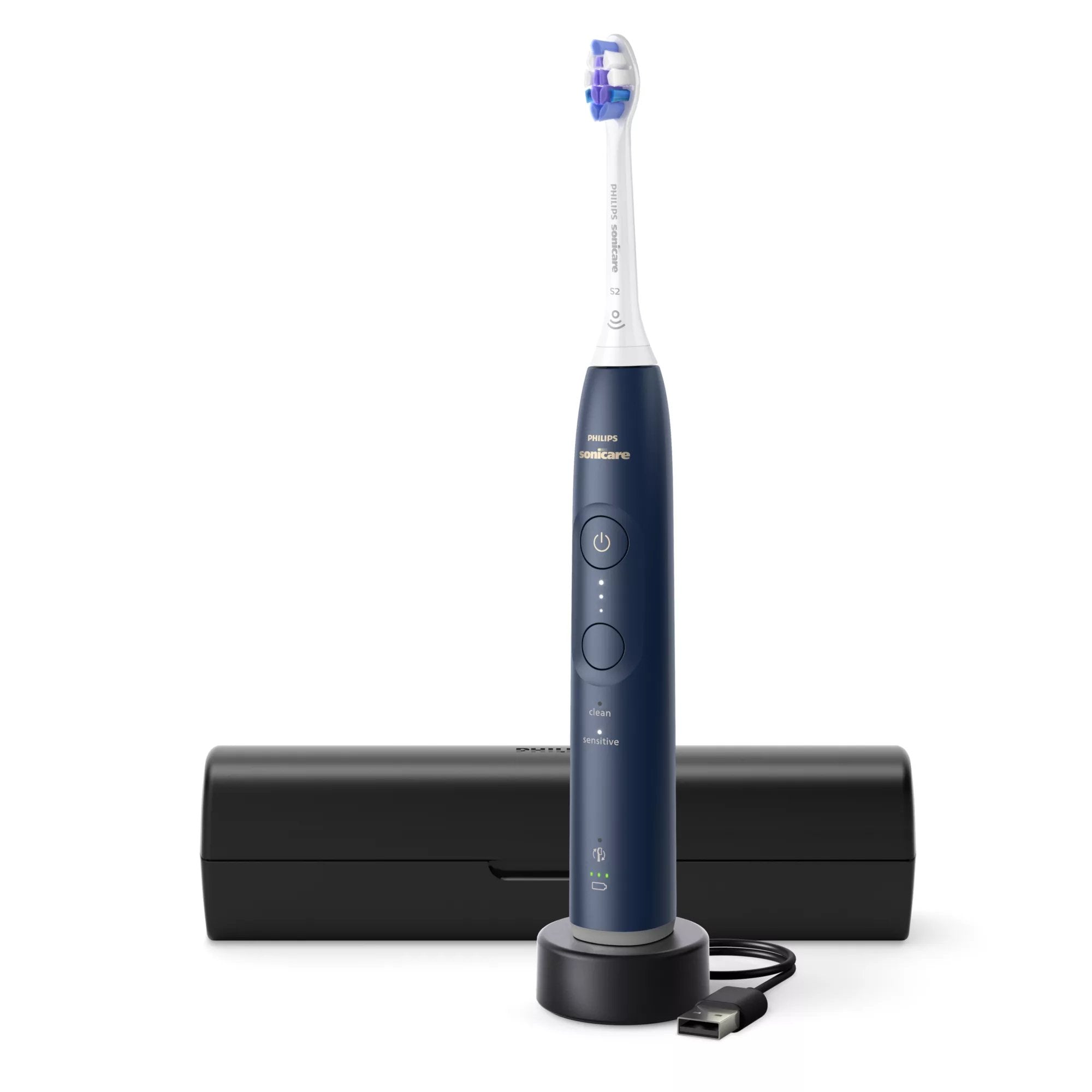 EAN 8720689044011 - Philips Sonicare 6100 series HX7403/05 cepillo eléctrico para dientes Adulto Cepillo dental sónico Azul imagen 1