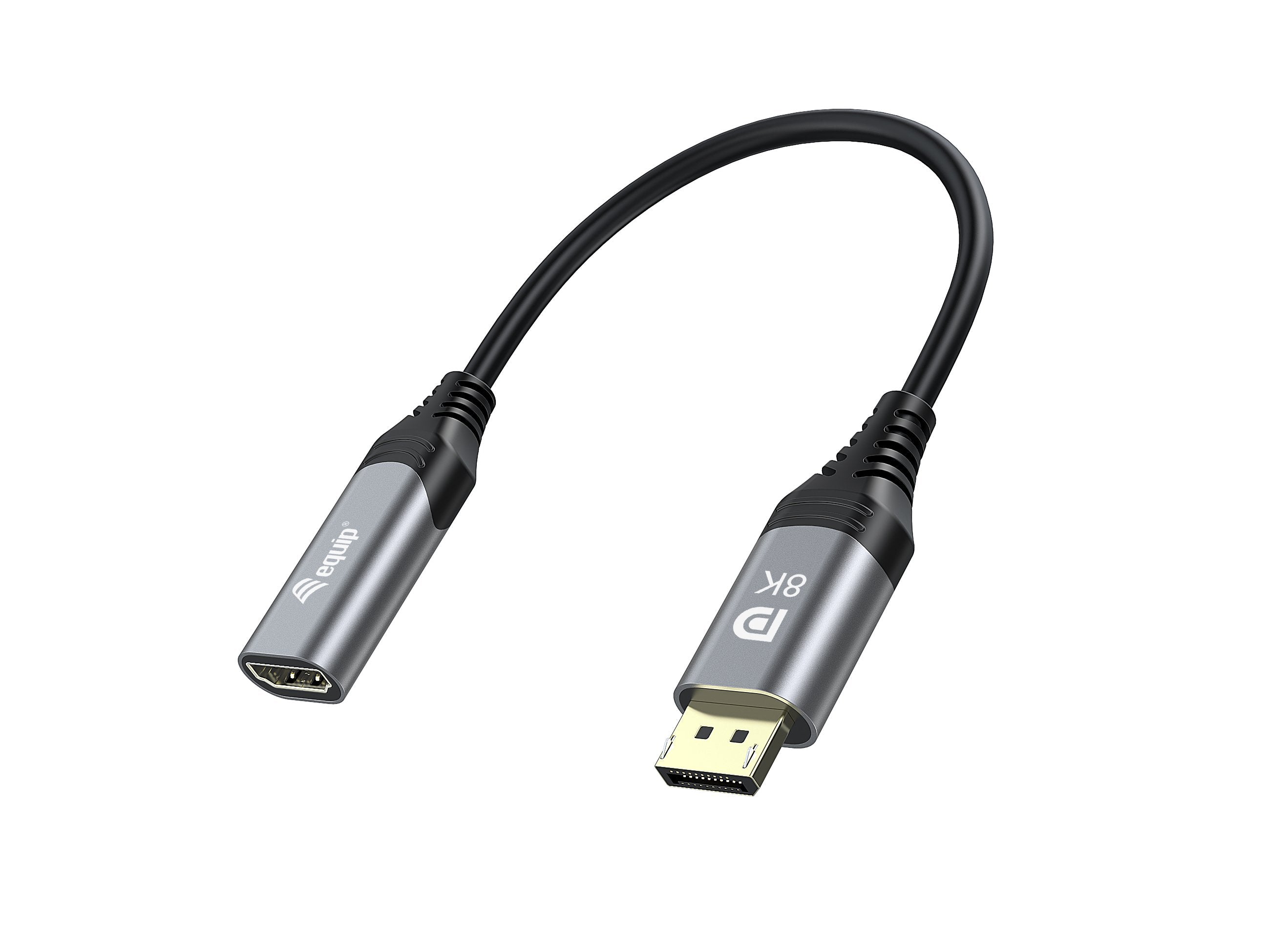 EAN 4015867230039 - Equip 133446 adaptador de cable de vídeo 0,15 m Negro, Gris imagen 1