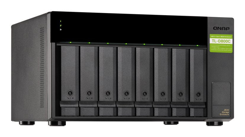 EAN 4713213516188 - QNAP TL-D800C caja para disco duro externo Carcasa de disco duro/SSD Negro, Gris 2.5/3.5" imagen 3