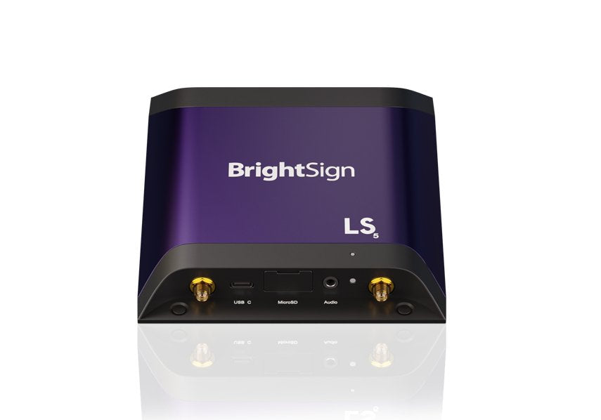 EAN 854529008234 - BrightSign LS445 reproductor multimedia y grabador de sonido Negro, Púrpura 4K Ultra HD Wifi imagen 1