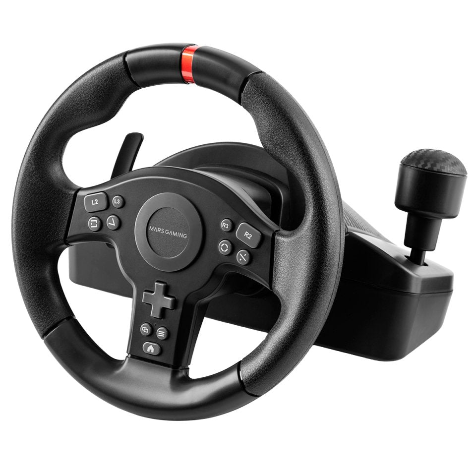 EAN 8435693111672 - Mars Gaming MWH-RSXONE Negro USB Volante + Pedales PC, Playstation 3, PlayStation 4, Nintendo Switch, Nin imagen 2
