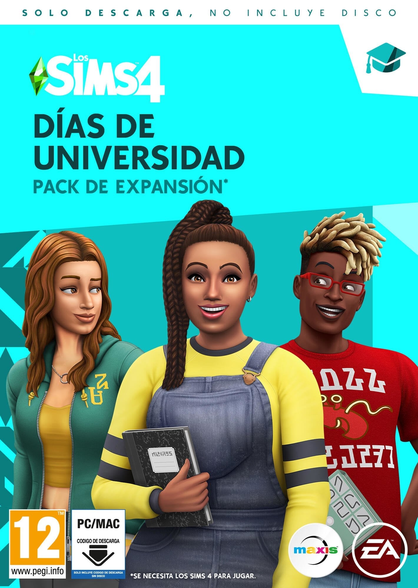 Juego Sims 4 + Días De Universidad (Dlc) Pc