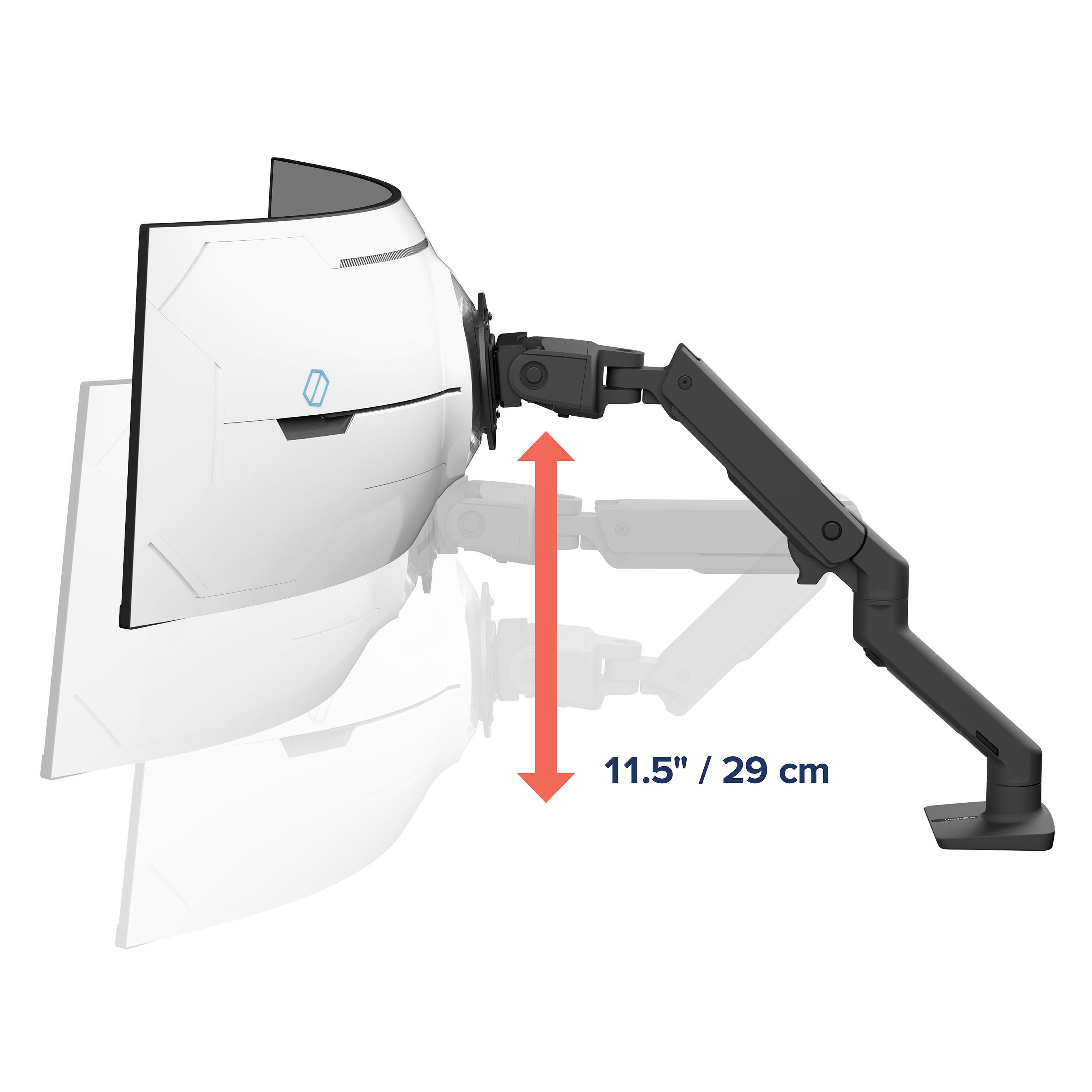Ergotron Hx Monitor Arm Mit Vhd-Gelenk, Tischhalterung, Soporte De Monitor 45-693-224