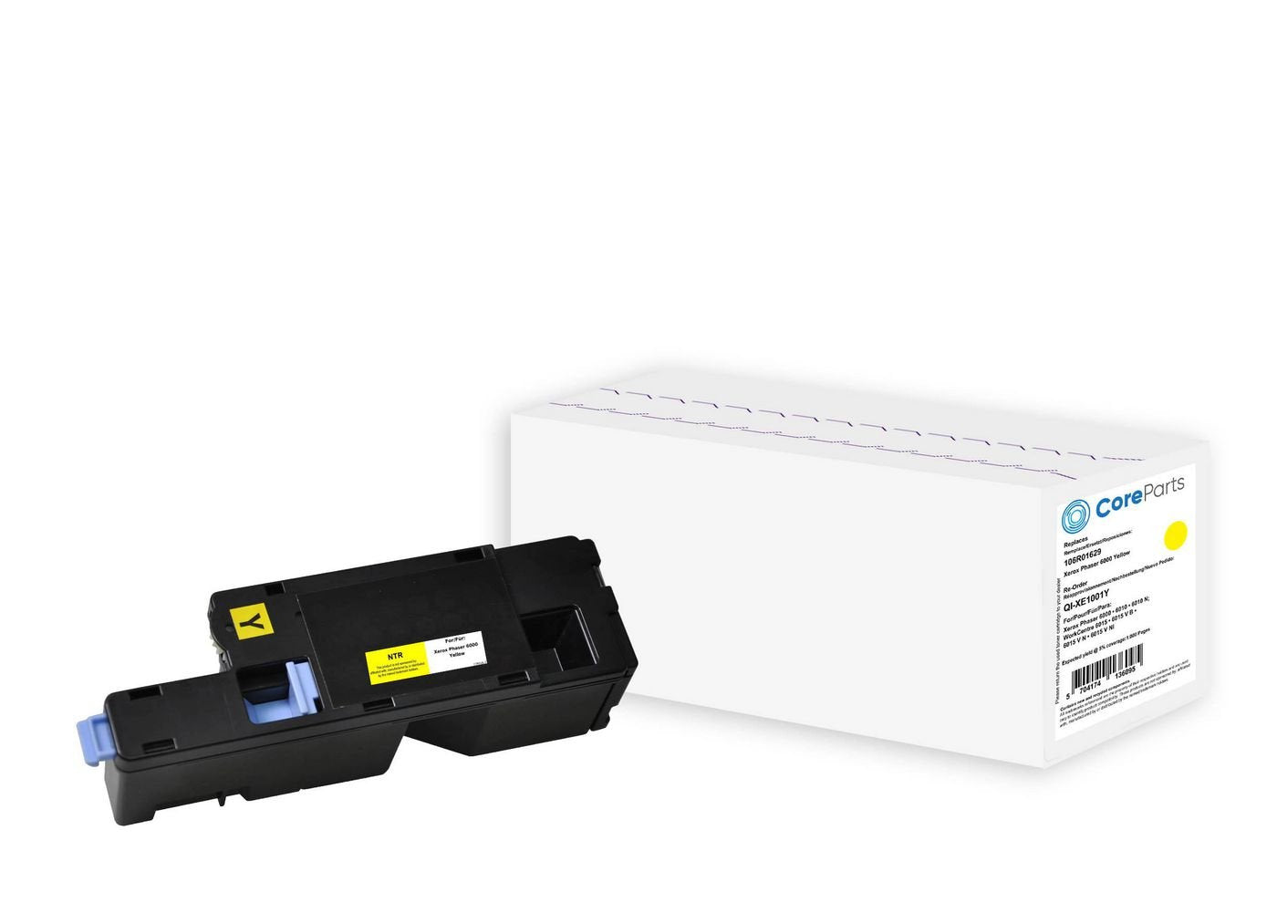 EAN 5704174136095 - CoreParts QI-XE1001Y cartucho de tóner 1 pieza(s) Compatible Amarillo imagen 1