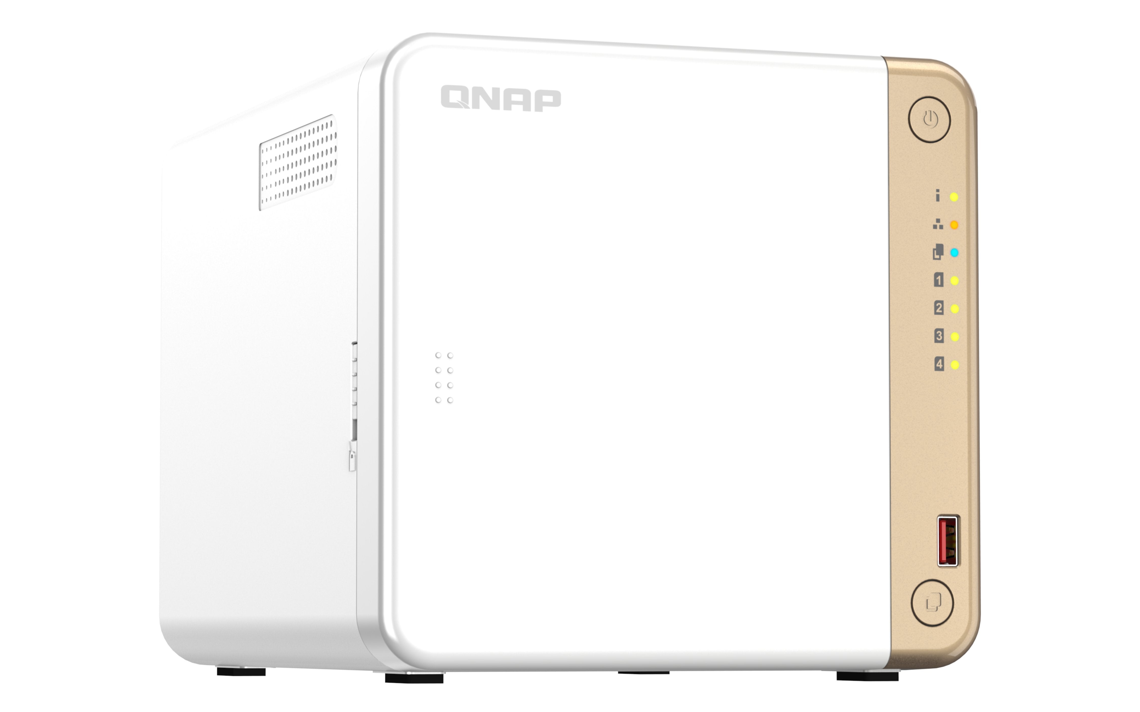 EAN 4711103081198 - QNAP TS-462-2G servidor de almacenamiento NAS Torre Intel® Celeron® N4505 2 GB DDR4 0 TB QNAP QTS Blanco imagen 3