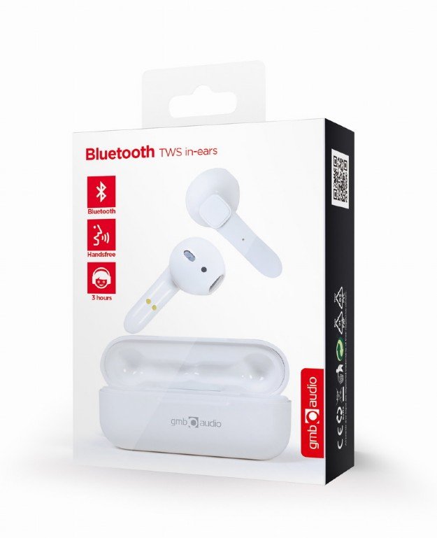 EAN 8716309122177 - Gembird TWS-VIE-GW auricular y casco Auriculares Inalámbrico Dentro de oído Llamadas/Música USB Tipo C Bl imagen 6