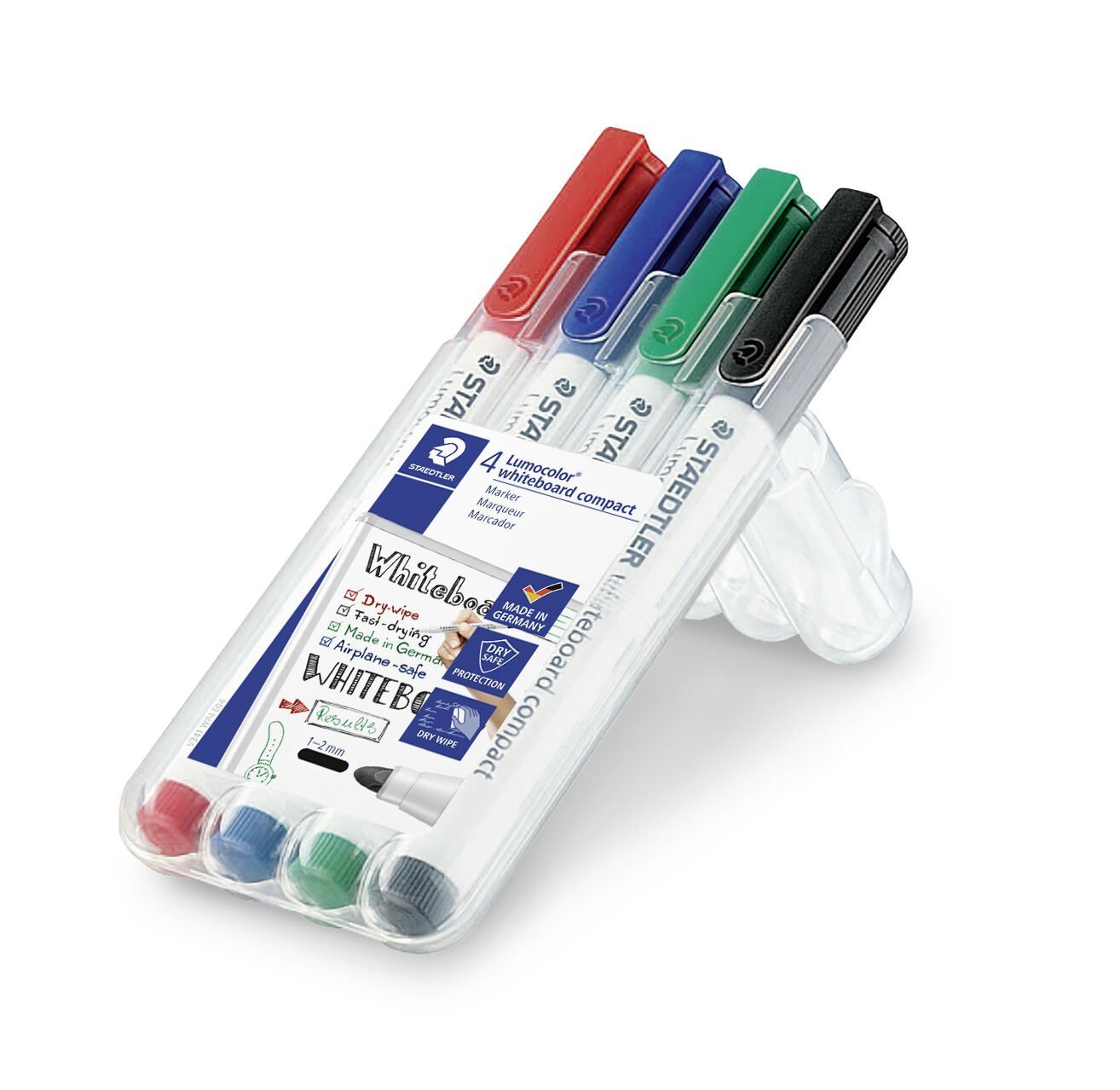 EAN 4007817341001 - Staedtler Lumocolor whiteboard compact 341 marcador 4 pieza(s) imagen 1