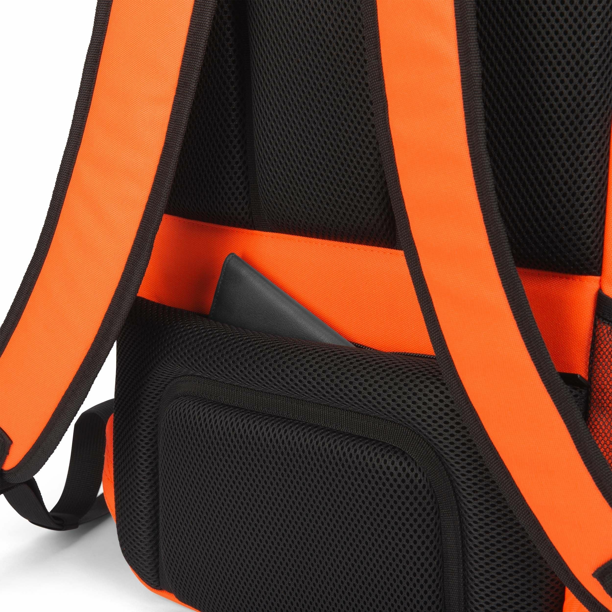 Mochila Dicota P20471-18 De Senderismo Negro, Gris, Naranja Tereftalato De Polietileno Reciclado (Rpet)