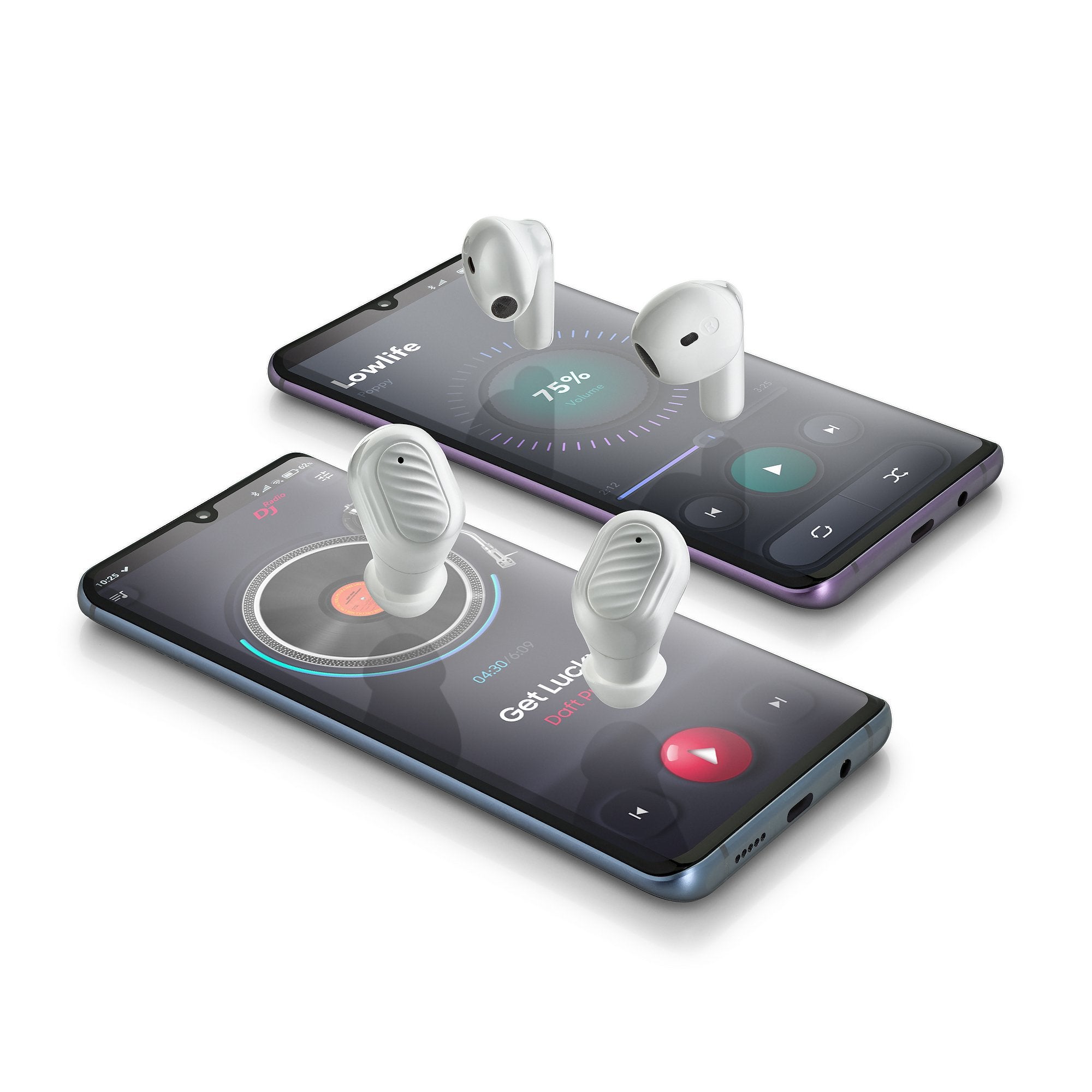 EAN 8435430621235 - NGS ARTICA DUO Auriculares Inalámbrico Dentro de oído Llamadas/Música Bluetooth Blanco imagen 8