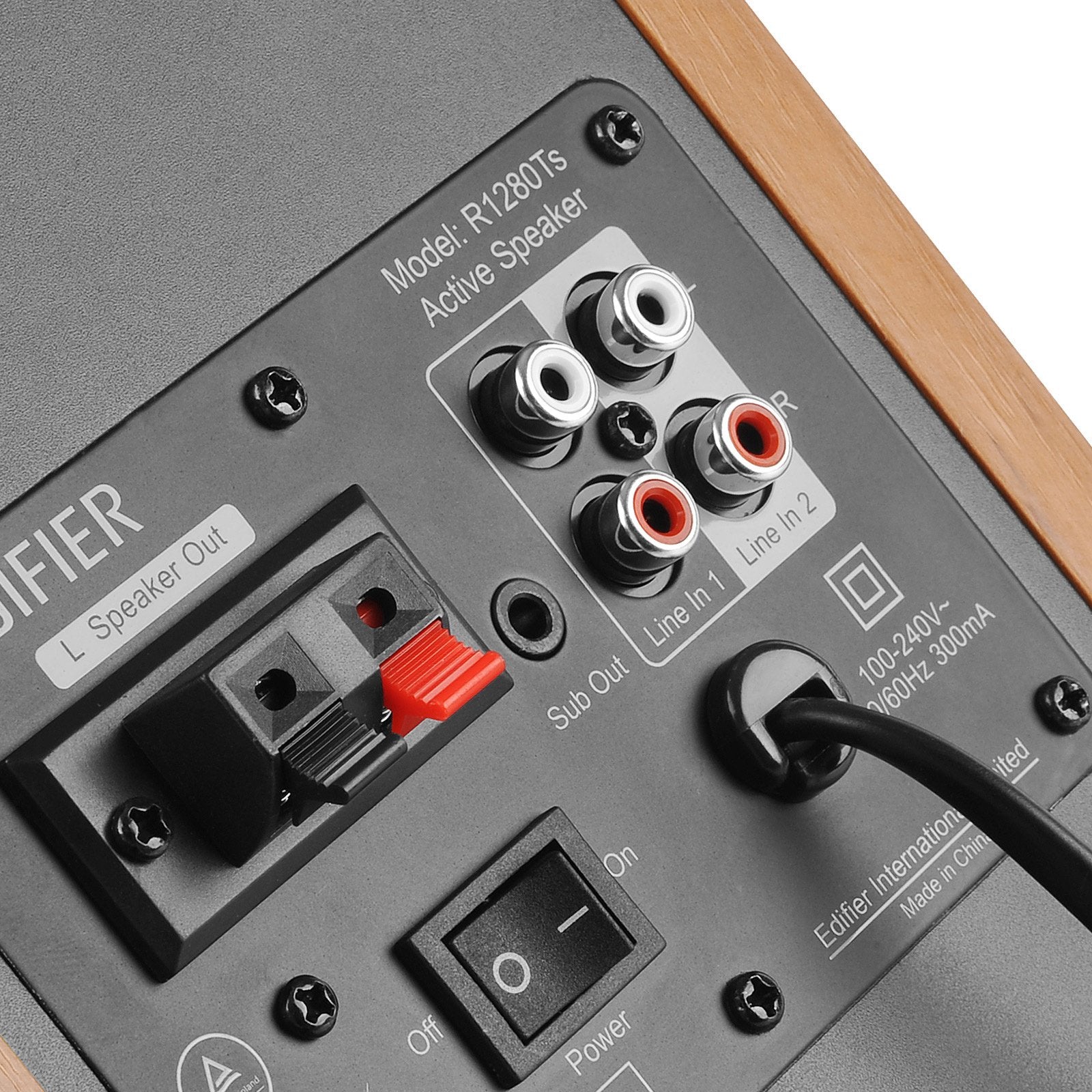 EAN 6923520268405 - Edifier R1280Ts De 2 vías Gris, Madera Alámbrico 42 W imagen 5