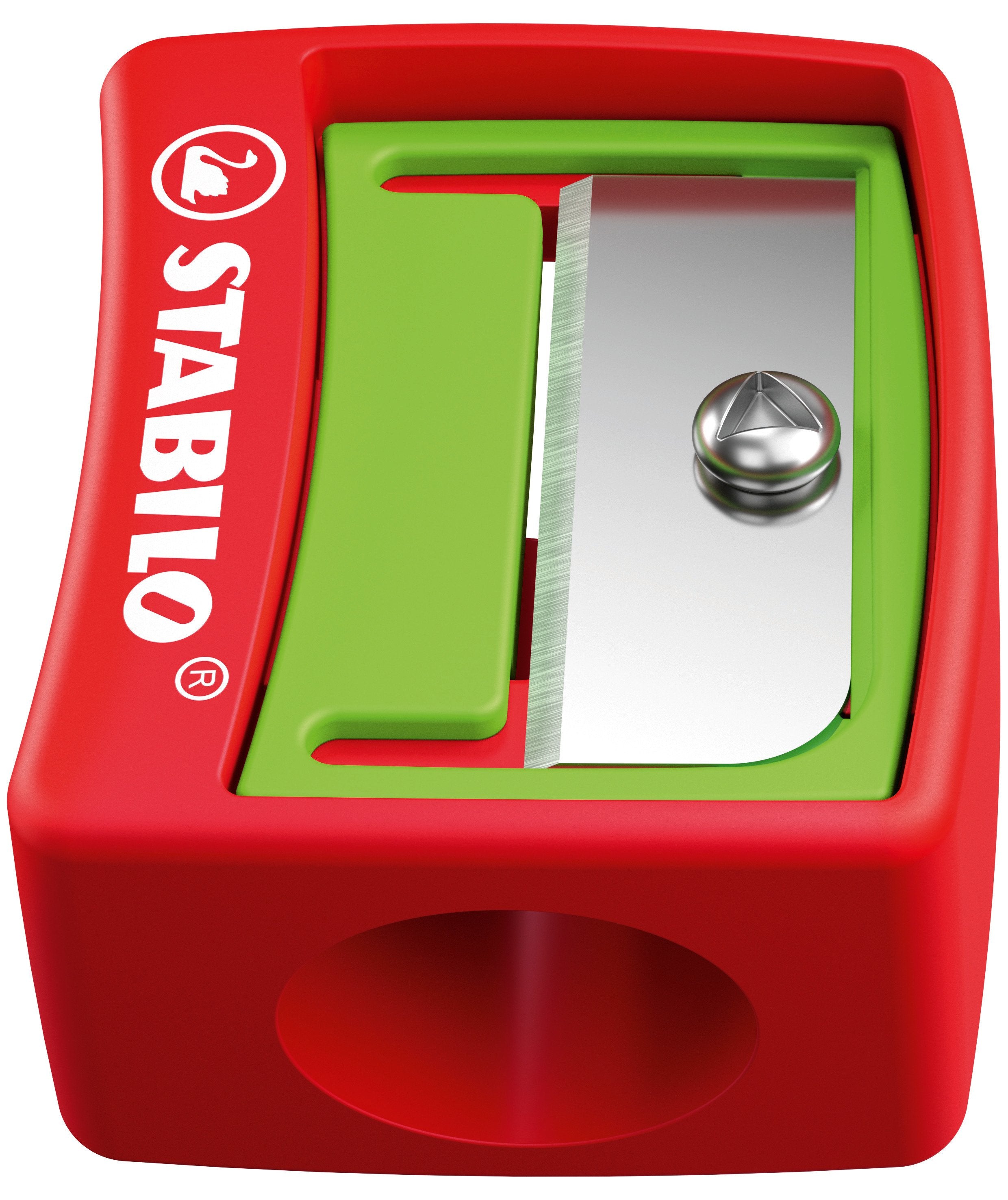 Stabilo Sacapuntas Con Depósito Y Tapa Woody 3 En 1 Rojo