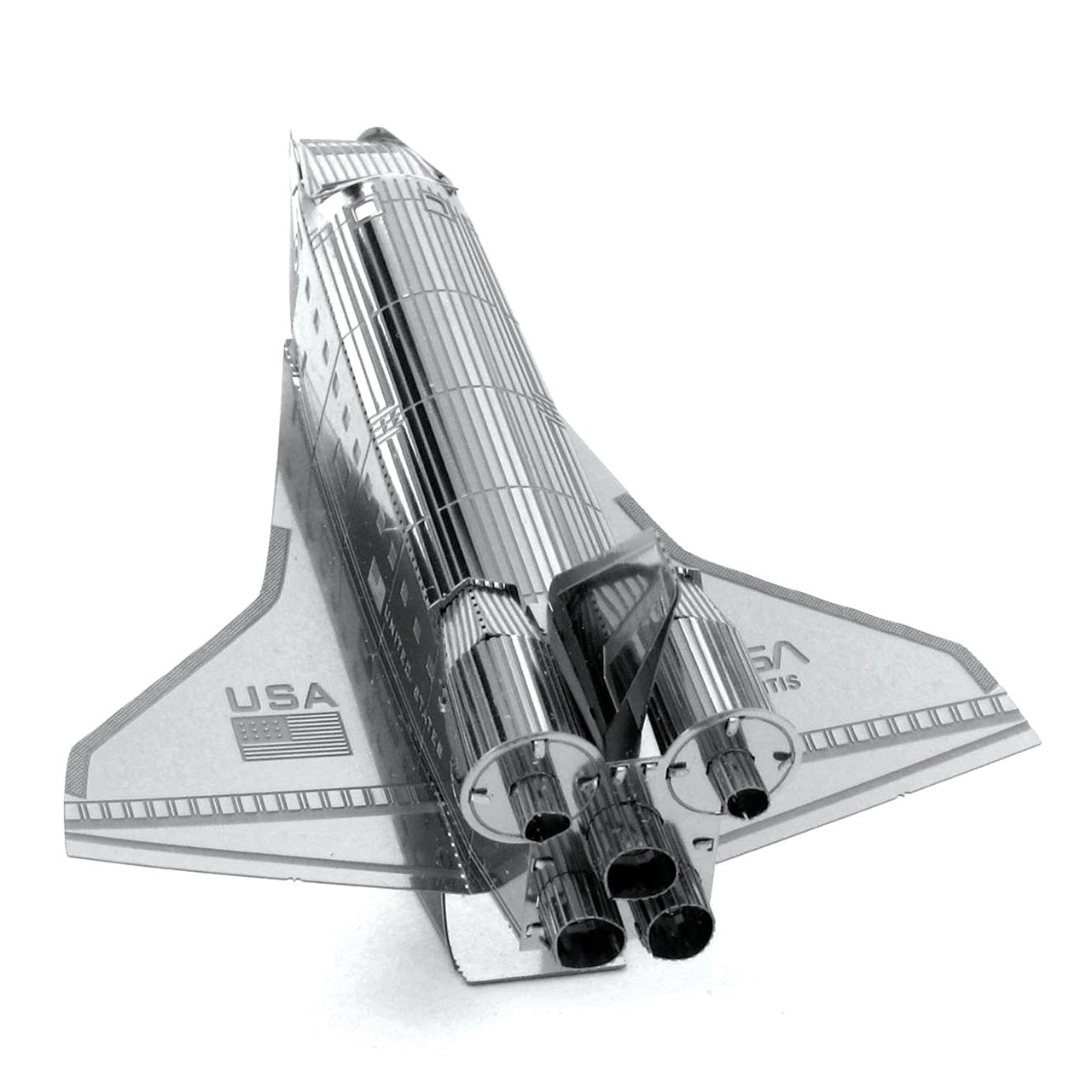 Maqueta 3d Metal Fascinations Space Shuttle Enterprice Montaje Sin Pegamento Ni Soldadura Maquetas 3d
