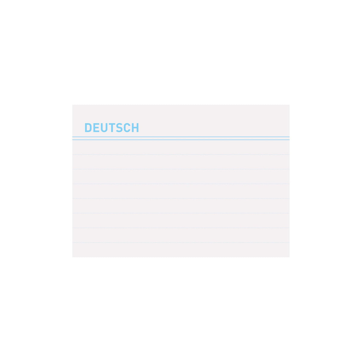 Herlitz Karteikarte A8 Vokabeln Rayado Blanco Bl.Engel 100er