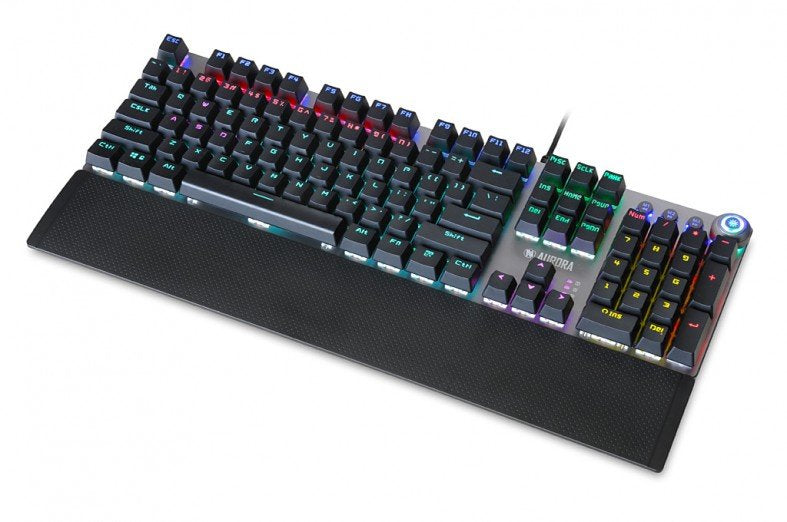 EAN 5901443055792 - iBox AURORA K-3 teclado Juego USB QWERTY Negro, Plata imagen 2