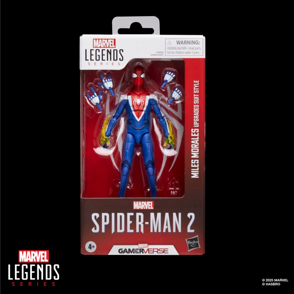Figura Hasbro Marvel Legends Series Spider Man 2 Miles Morales (Upgraded Suit Style)