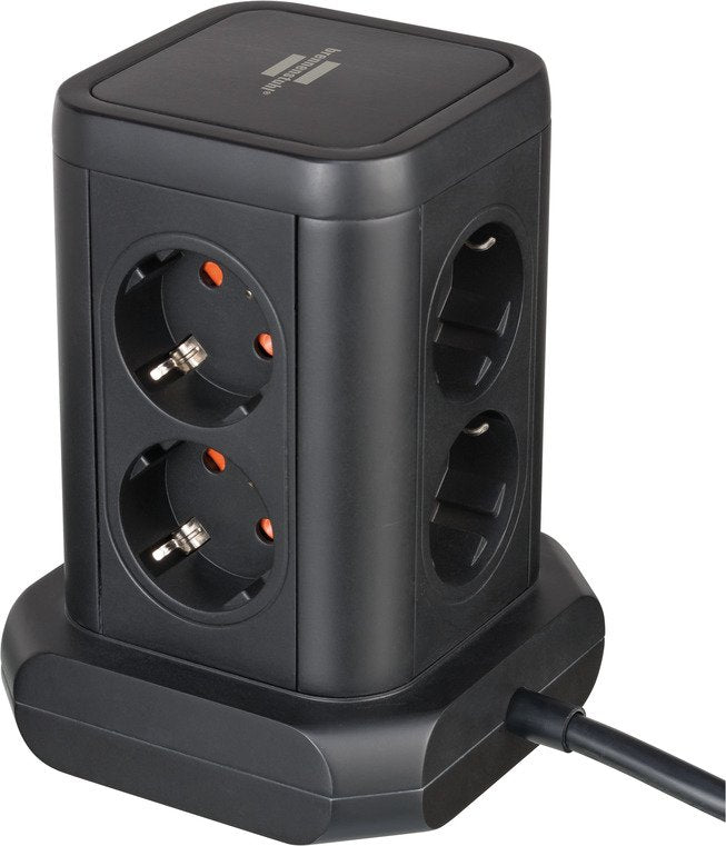 EAN 4007123677740 - Brennenstuhl 1153560000 base múltiple 2 m 8 salidas AC Interior Negro imagen 2
