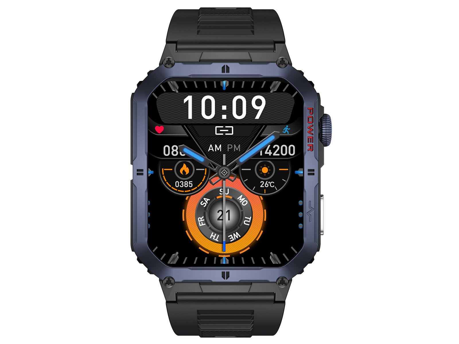 EAN 8011000041001 - Trevi T-FIT 500 S 5,23 cm (2.06") AMOLED Digital Pantalla táctil Azul imagen 2