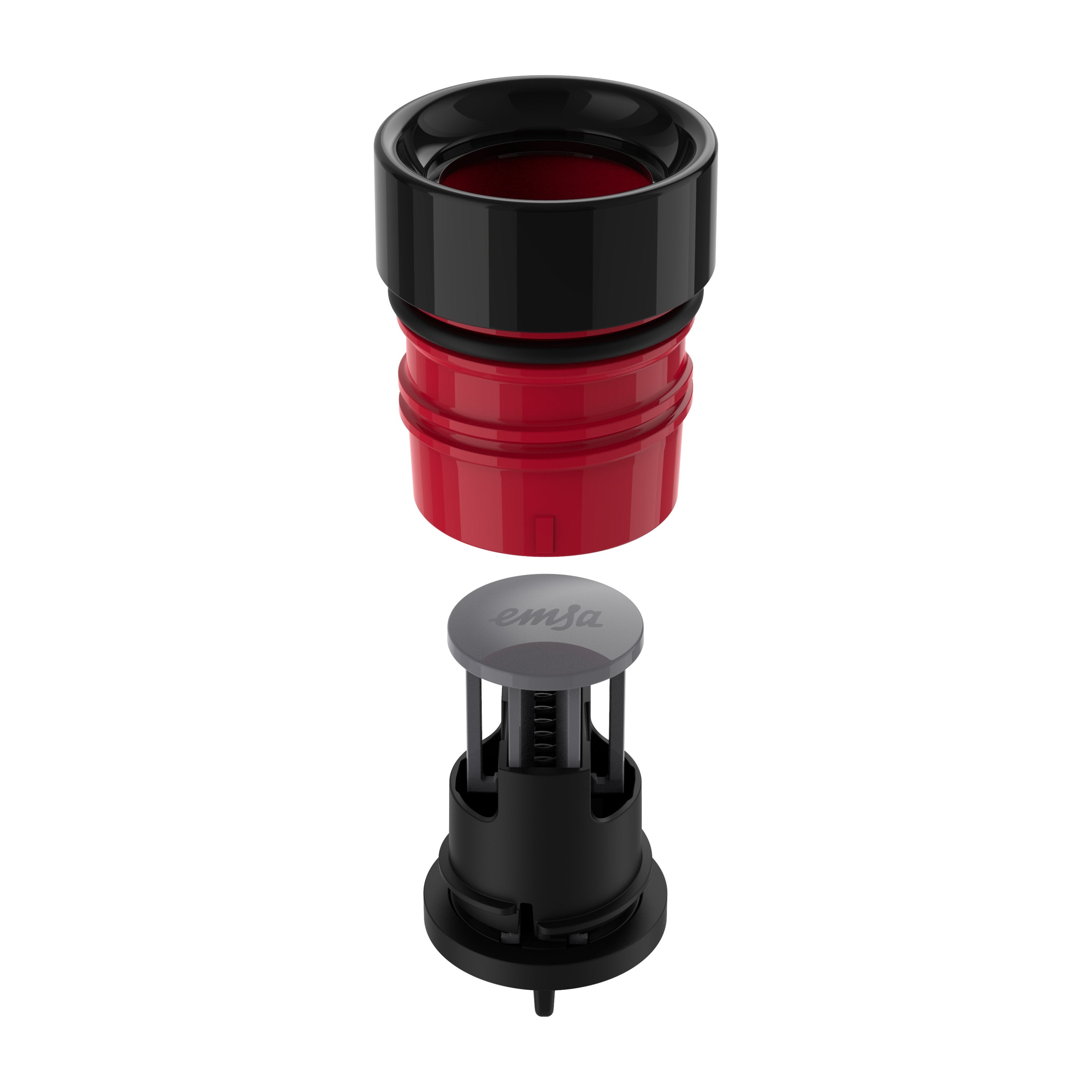EAN 4009049537405 - EMSA Bludrop Sleeve N3111100 bidón de agua Uso diario 700 ml Acero inoxidable Negro, Acero inoxidable imagen 2