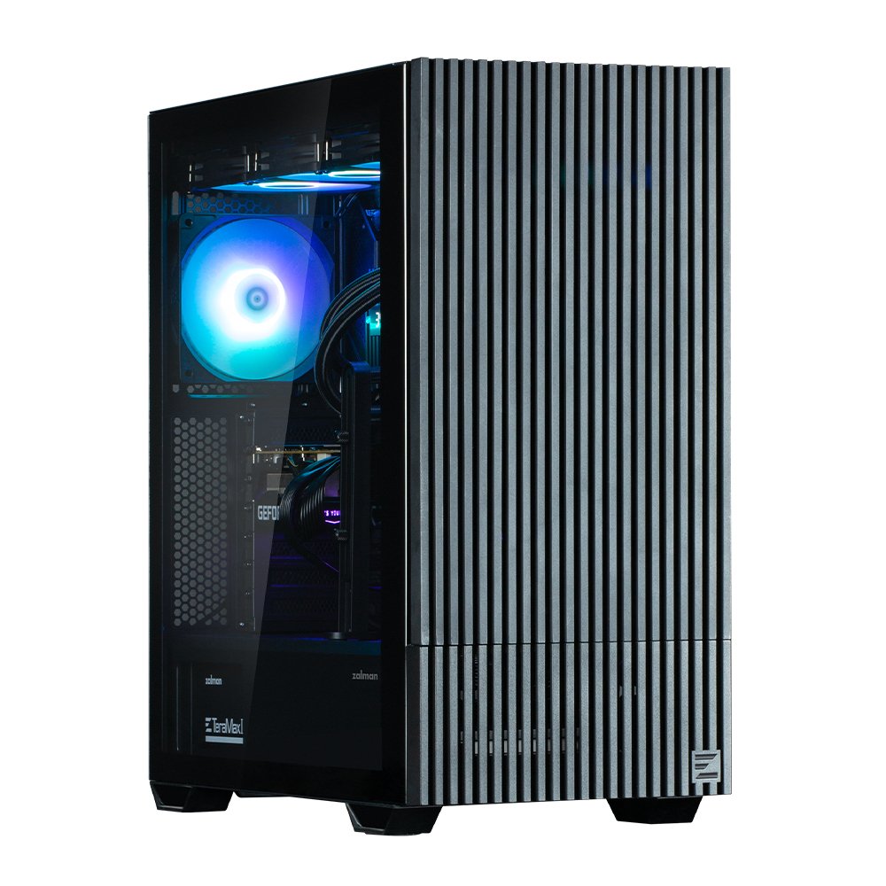Caja Pc Zalman Z10ds Black Atx Mid Tower Argb Fan