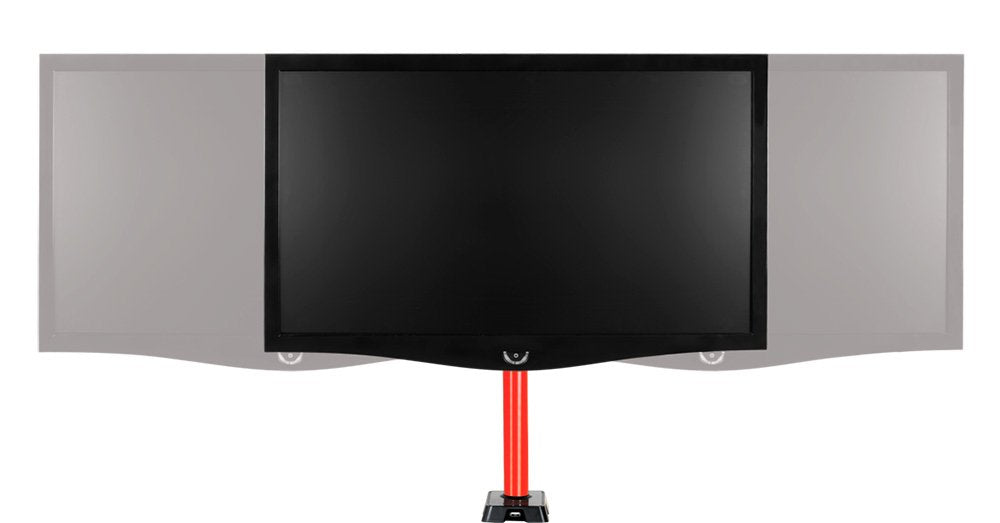 Brazo Para 1 Monitor Arctic Z-1 Rojo Con Hub Usb 4 Puertos