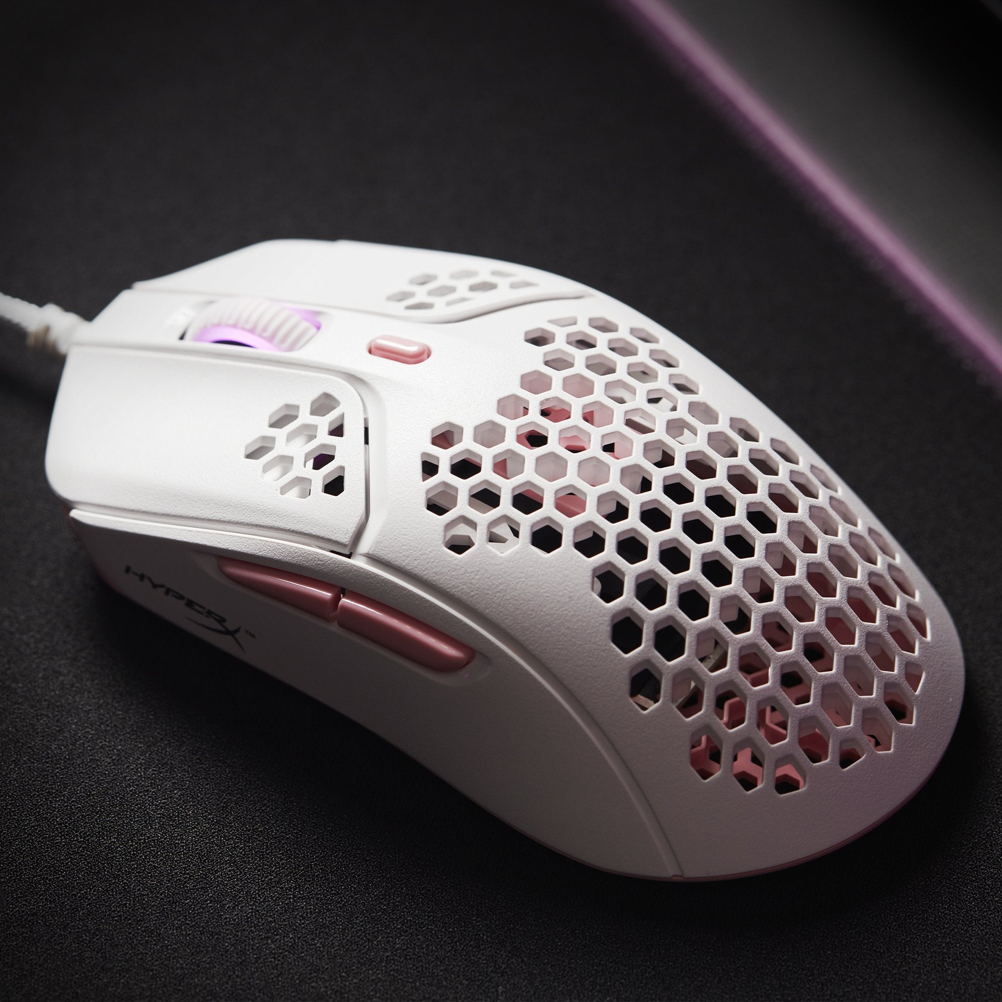 EAN 0196188046500 - HyperX Pulsefire Haste - Gaming Mouse (White-Pink) (HMSH1-A-WT/G) ratón Juego Ambidextro USB tipo A Óptic imagen 5