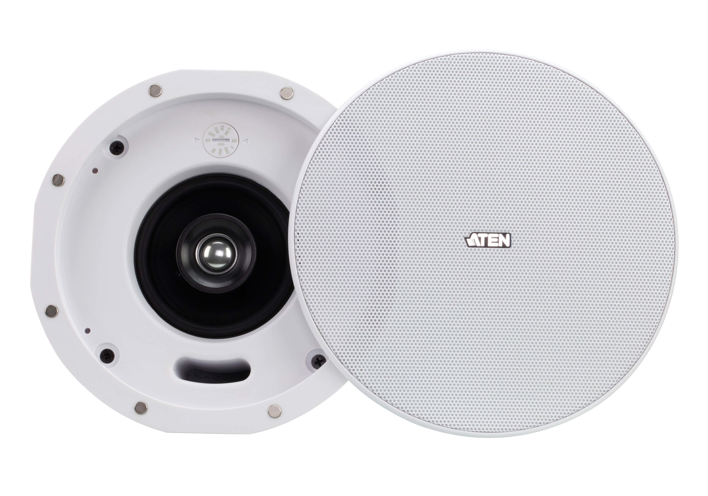 Altavoz Coaxial De Techo De 4 Pulgadas Aten As104