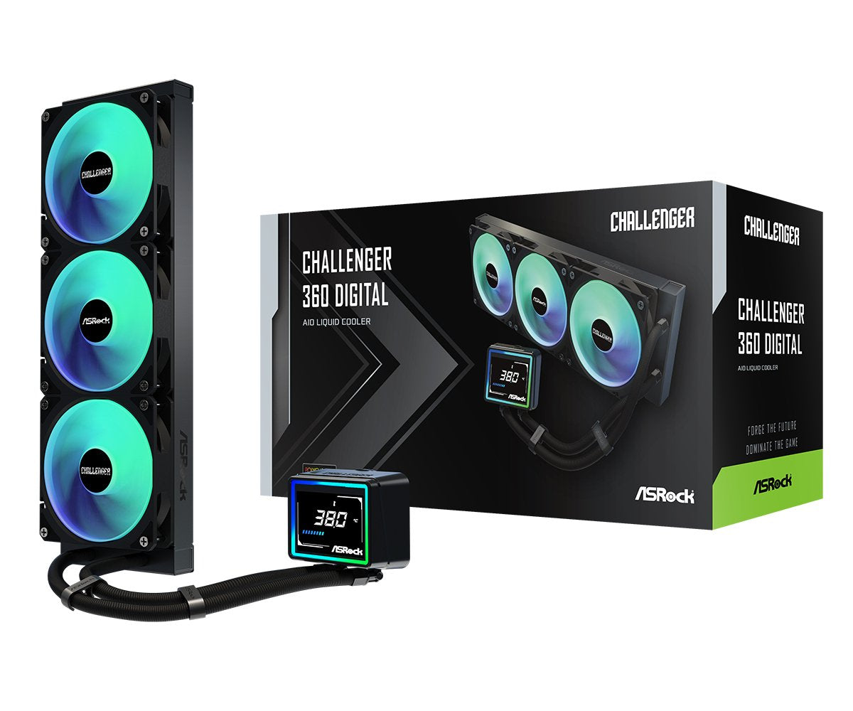Refrigeración Líquida Cpc Asrock Challenger 360 Digital Argb Black