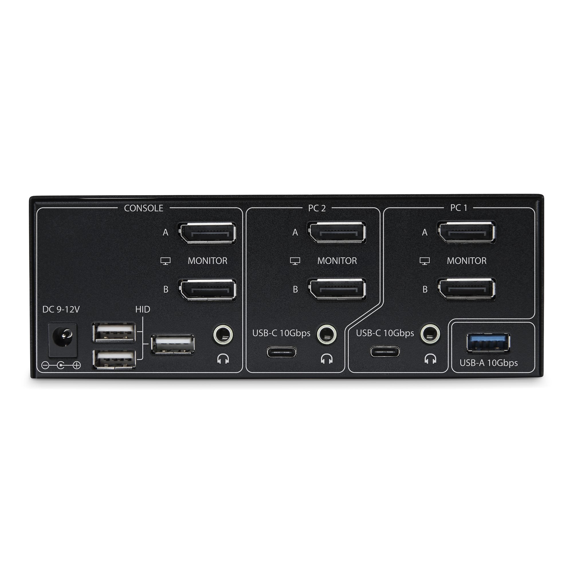 Startech.Com 2-Port Dual-Monitor Displayport Kvm Switch Dp 1.4 8k 60hz 4k 144hz 2x Usb 3.2 10gbps Ports Kvm Umschalter