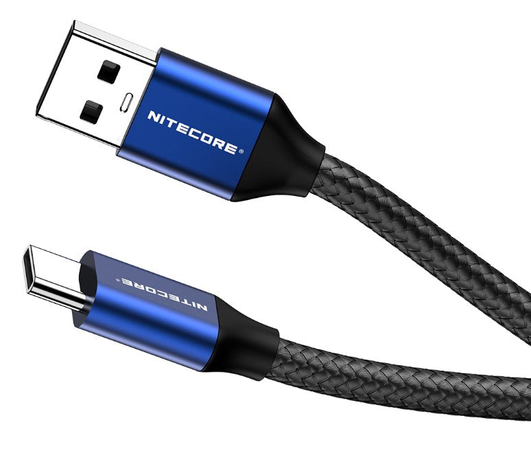 EAN 6952506493272 - Nitecore UAC20 cable USB USB 2.0 1 m USB C USB A Negro, Azul imagen 3