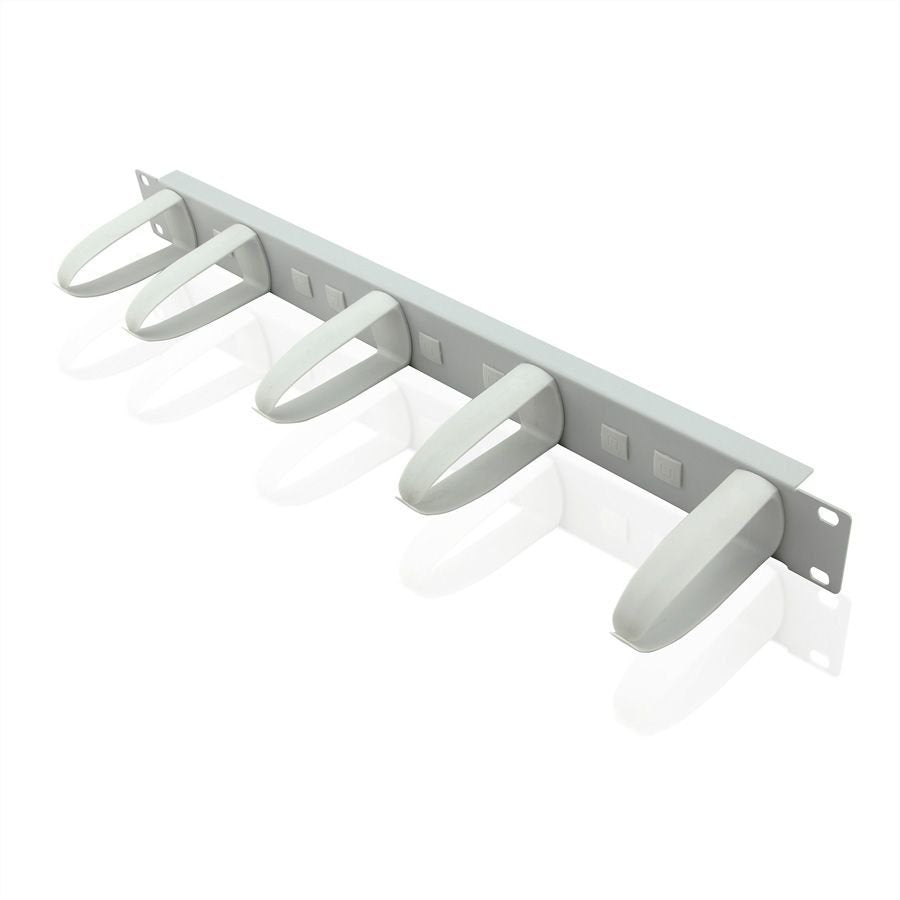 Value 48,26cm 19zoll-Frontplatte 1he Mit 5 Cablesen Grau