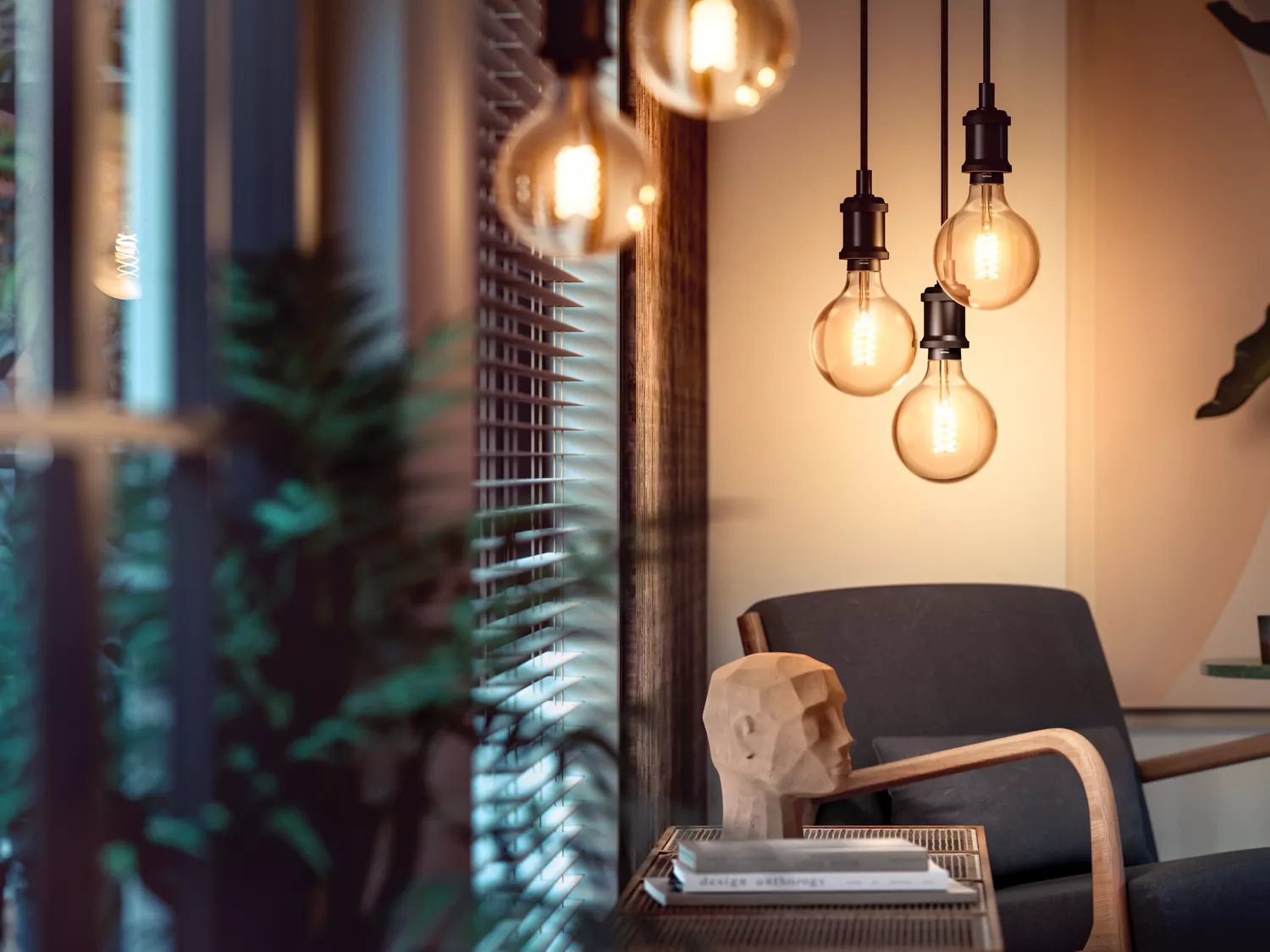 Philips Hue Filamento Blanco E27 Globo G93 550lm