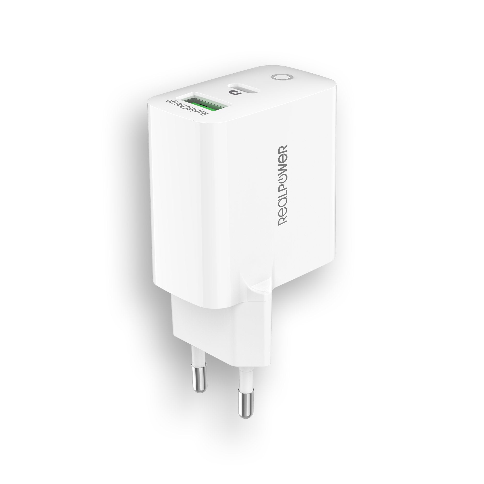 EAN 4040895008602 - RealPower PC-20 Smartphone, Tableta Blanco Corriente alterna Carga rápida Interior imagen 3