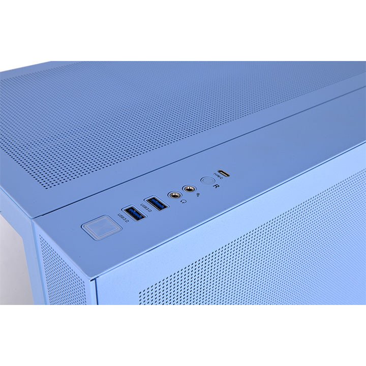 Caja Pc Thermaltake View 380 Tg Argb, Azul Claro, Vidrio Templado X 2 Ca-1z2-00mfwn-00