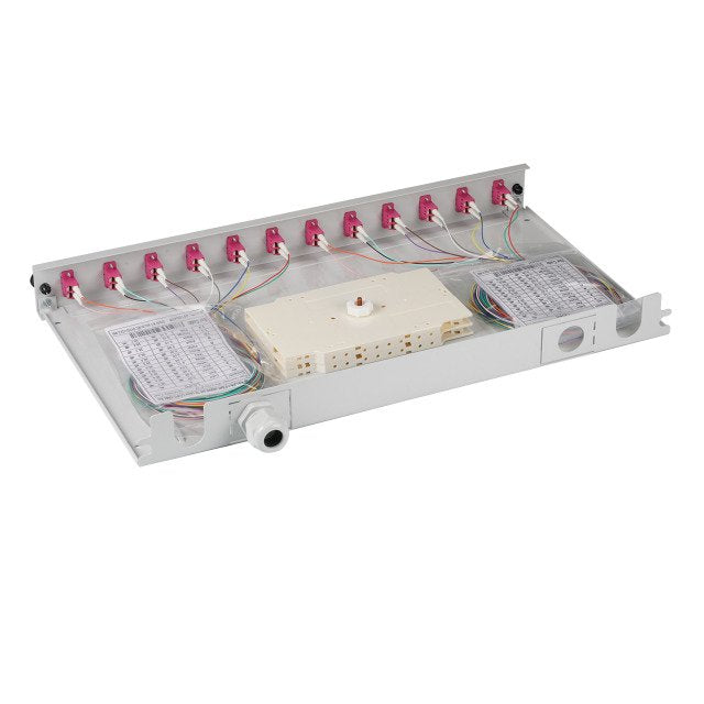 Efb Spleissbox Lc 50 125á Om4 Ausziehbar, 12pigtails 6 Kupp