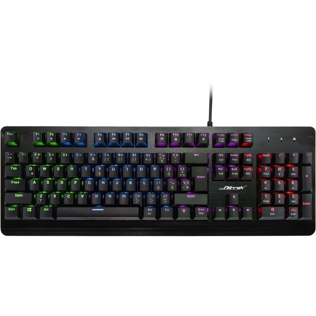 Inter-Tech Teclado (Aleman) Nitrox Nk-2000me