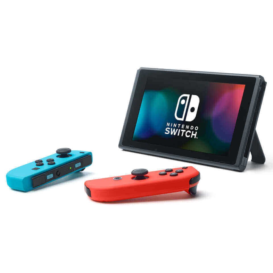 Nintendo Switch Roja Y Azul Incluye 2 Mandos Joy-Con + Juego Ring Fit Adventure + Ring-Con + Cinta Para La Pierna